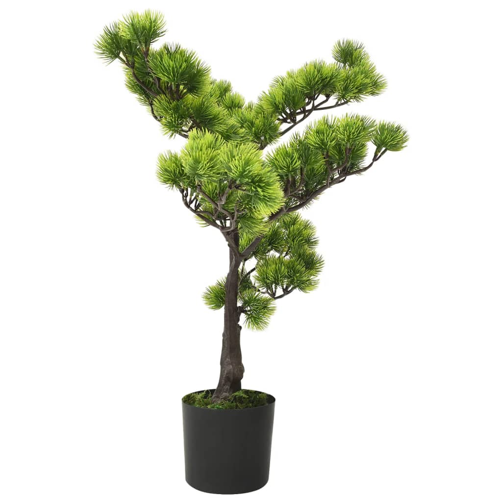 Vidaxl Plant artificiel avec pot Pinus bonsai 60 cm vert
