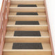 Vidaxl Stair Mats auto-adhésif 15 st rectangulaire 76x20 cm anthracite