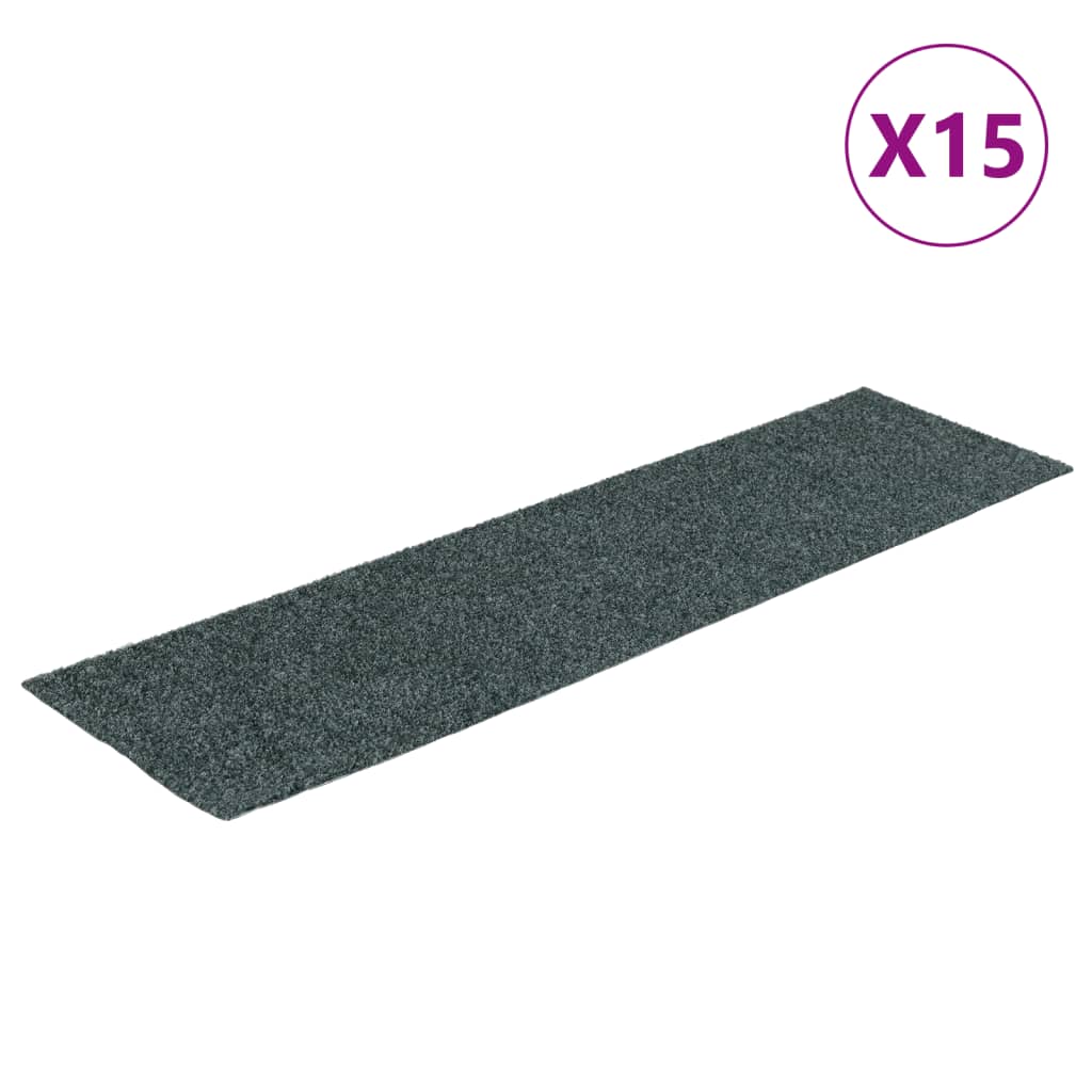 Vidaxl 15 studds auto-adhésif rectangulaire 76x20 cm vert