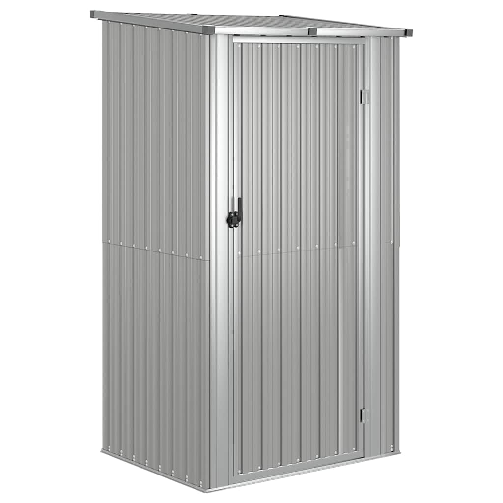 SHED JARDINE VIDAXL 118.5X97X209.5 cm Gray en acier galvanisé