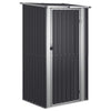 SHED JARDINE VIDAXL 118.5X97X209.5 cm Anthracite en acier galvanisé