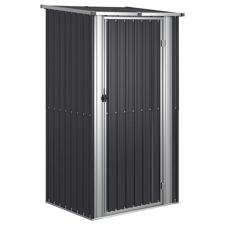 SHED JARDINE VIDAXL 118.5X97X209.5 cm Anthracite en acier galvanisé