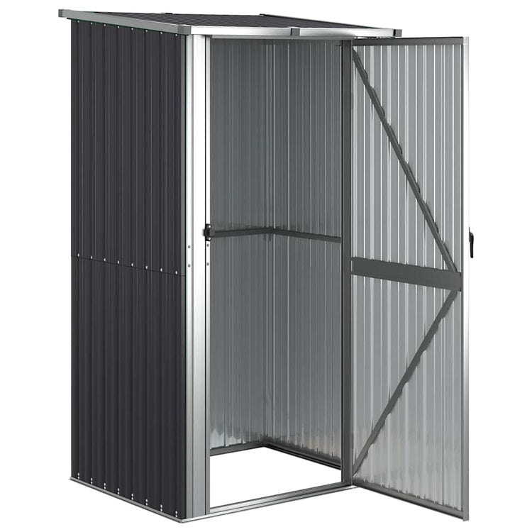 SHED JARDINE VIDAXL 118.5X97X209.5 cm Anthracite en acier galvanisé
