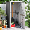 SHED JARDINE VIDAXL 118.5X97X209.5 cm Anthracite en acier galvanisé