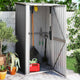 SHED JARDINE VIDAXL 118.5X97X209.5 cm Anthracite en acier galvanisé