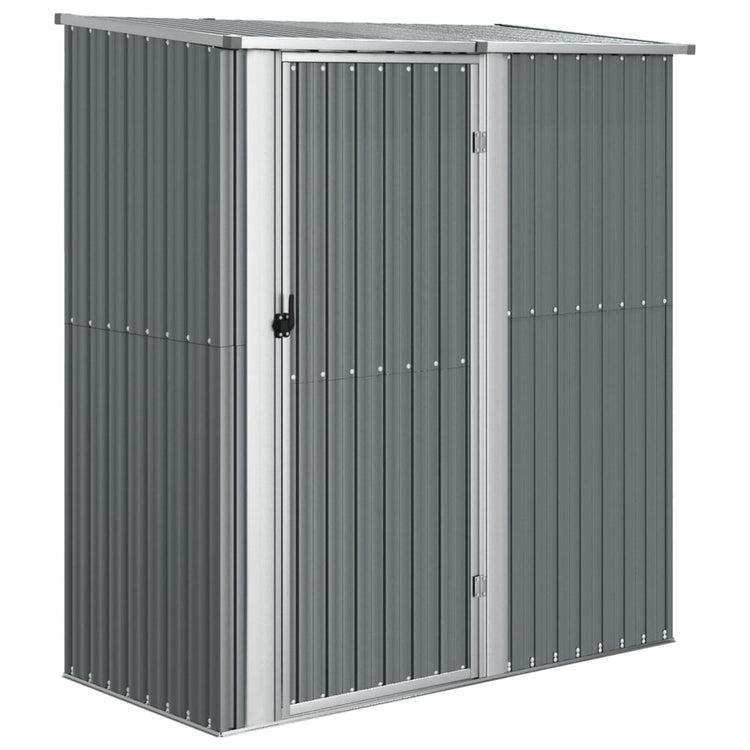 SHED JARDINE VIDAXL 180.5X97X209.5 cm Gray en acier galvanisé