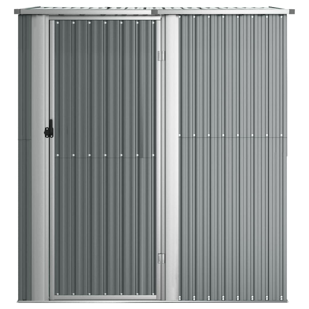 SHED JARDINE VIDAXL 180.5X97X209.5 cm Gray en acier galvanisé