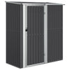Vidaxl jardin hangar 180.5x97x209.5 cm anthracite en acier galvanisé