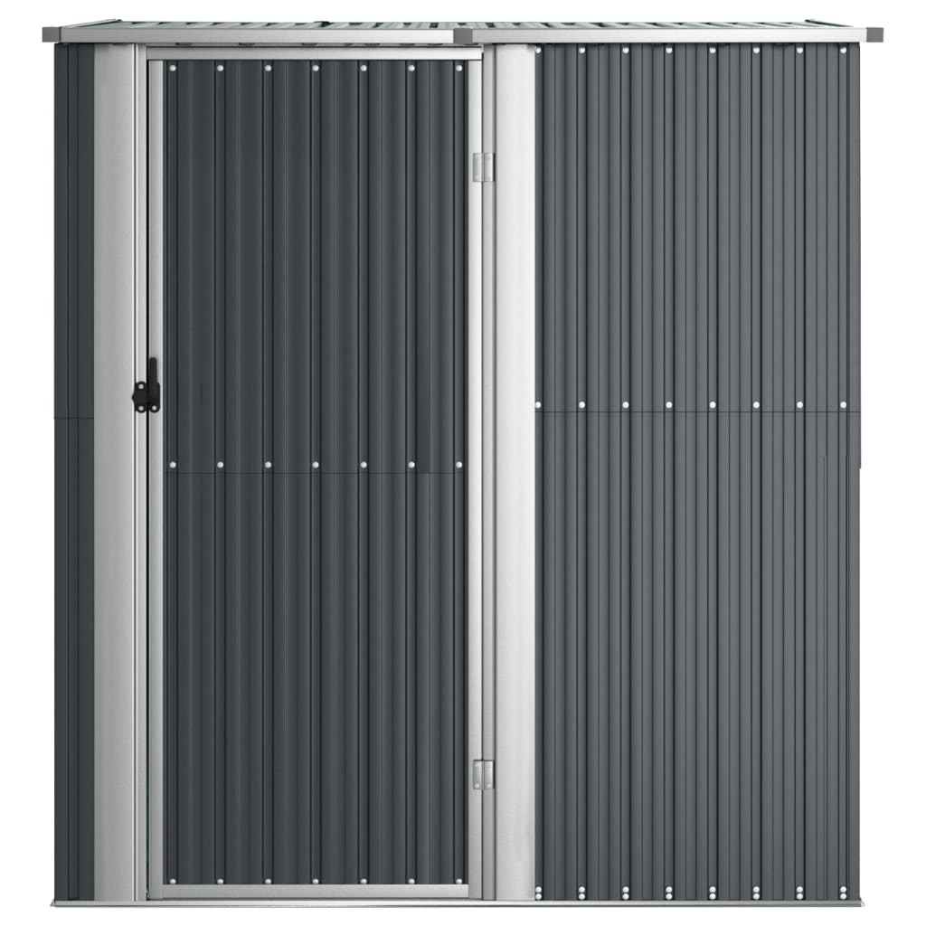 Vidaxl jardin hangar 180.5x97x209.5 cm anthracite en acier galvanisé