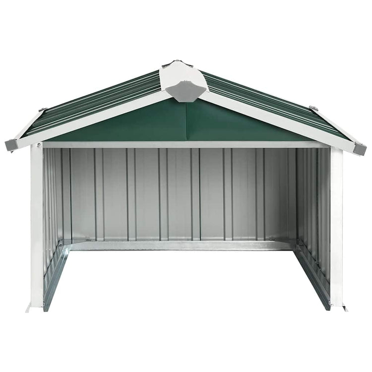 Couverture Vidaxl pour la tondeuse à gazon robotique 92x97x63 cm en acier vert