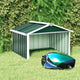 Couverture Vidaxl pour la tondeuse à gazon robotique 92x97x63 cm en acier vert