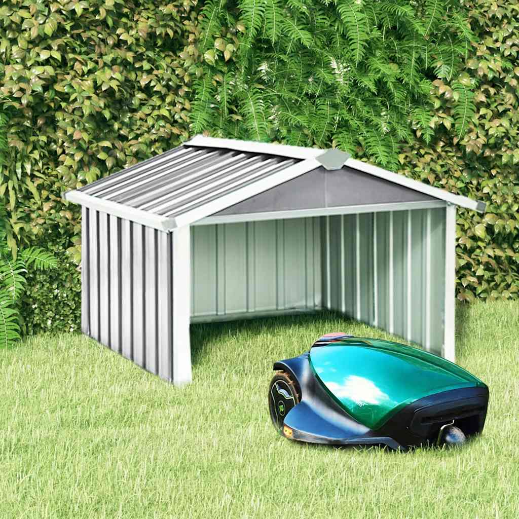 Couverture Vidaxl pour la tondeuse à gazon robotique 92x97x63 cm Gray en acier