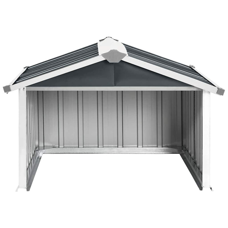 Couverture Vidaxl pour la tondeuse à gazon robotique 92x97x63 cm Anthracite en acier -colore