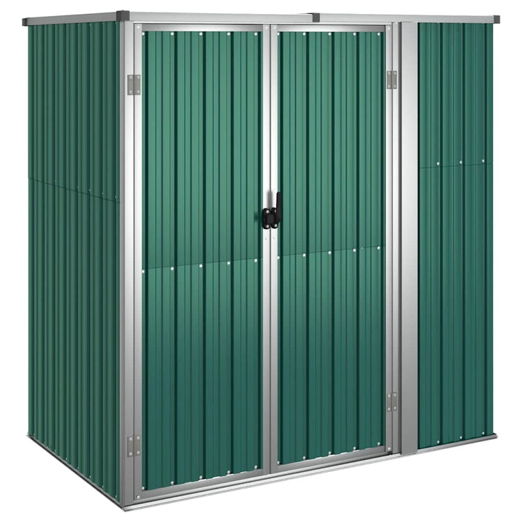 Vidaxl hangar de jardin 161x89x161 cm en acier galvanisé vert