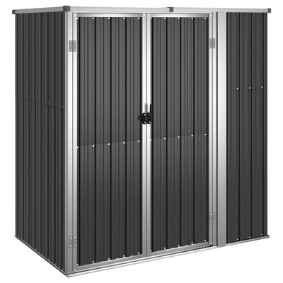 Vidaxl hangar de jardin 161x89x161 cm anthracite en acier galvanisé -colore