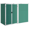 Vidaxl jardin hangar 225x89x161 cm en acier galvanisé vert