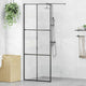 Vidaxl Walk-In Walk-In Walk 80x195 cm ESG-glas transparent et noir