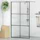 Vidaxl Walk-In Walking Murn 115x195 cm esg-glas transparent et noir