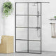 Vidaxl Walk-In Walking Murn 115x195 cm esg-glas transparent et noir