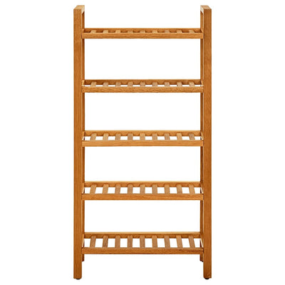 Rack de chaussures Vidaxl avec 5 étagères 50x27x100 cm en chêne solide