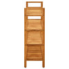 Rack de chaussures Vidaxl avec 4 étagères 100x27x80 cm Chêne solide