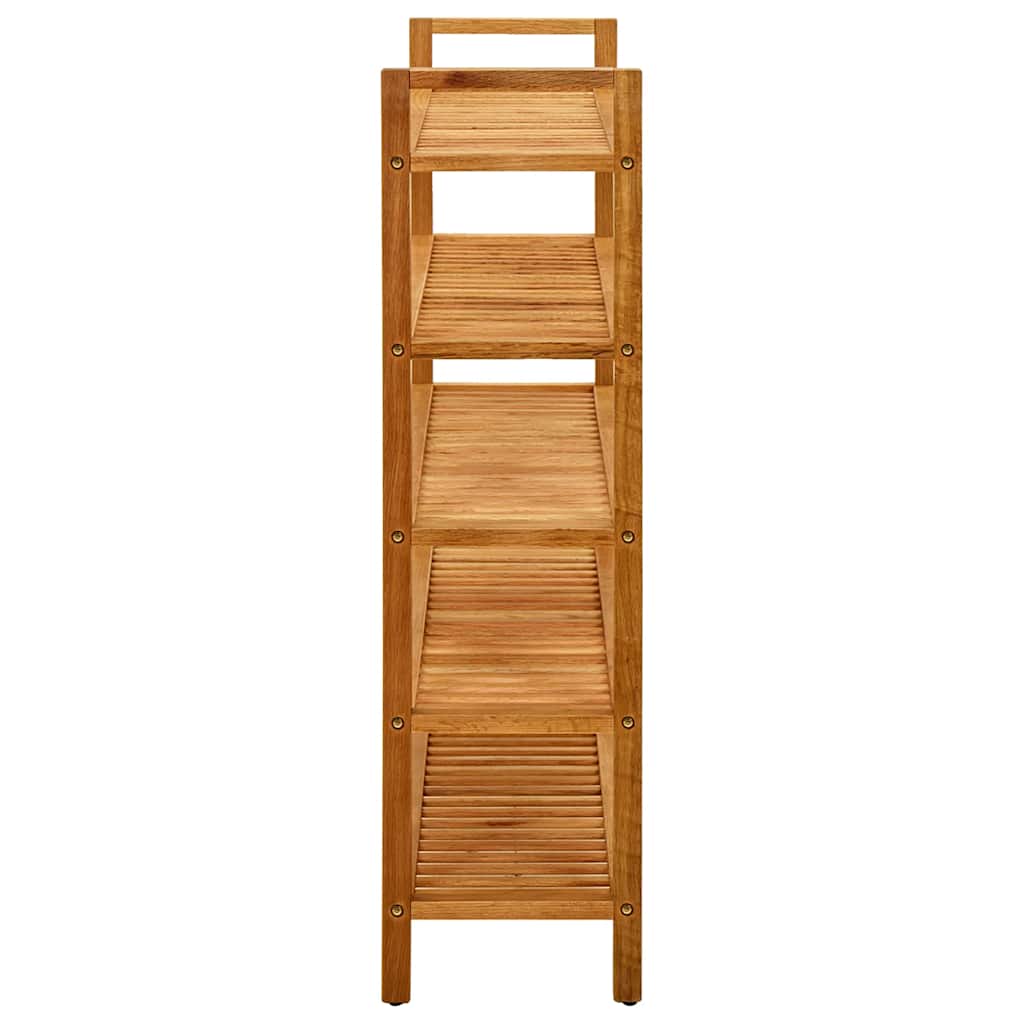 Rack de chaussures Vidaxl avec 5 étagères 100x27x100 cm Chêne solide
