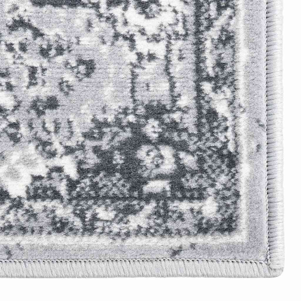 Vidaxx tapis de passage 80x200 cm bcf gris oriental