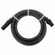 Vidaxl Sucking tuyau avec couplages en PVC 1.1 '' 4 M PVC noir