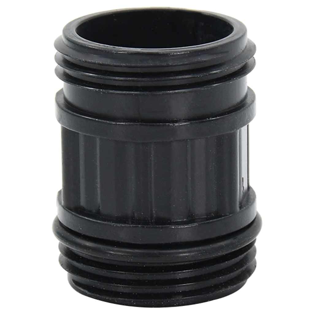 Vidaxl Sucking tuyau avec couplages en PVC 1.1 '' 4 M PVC noir