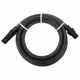 Vidaxl tuyau d'aspiration avec raccords PVC 1,1'' 7 m PVC noir