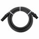 Vidaxl Sucking tuyau avec couplages en PVC 1.1 '' 10 m PVC noir