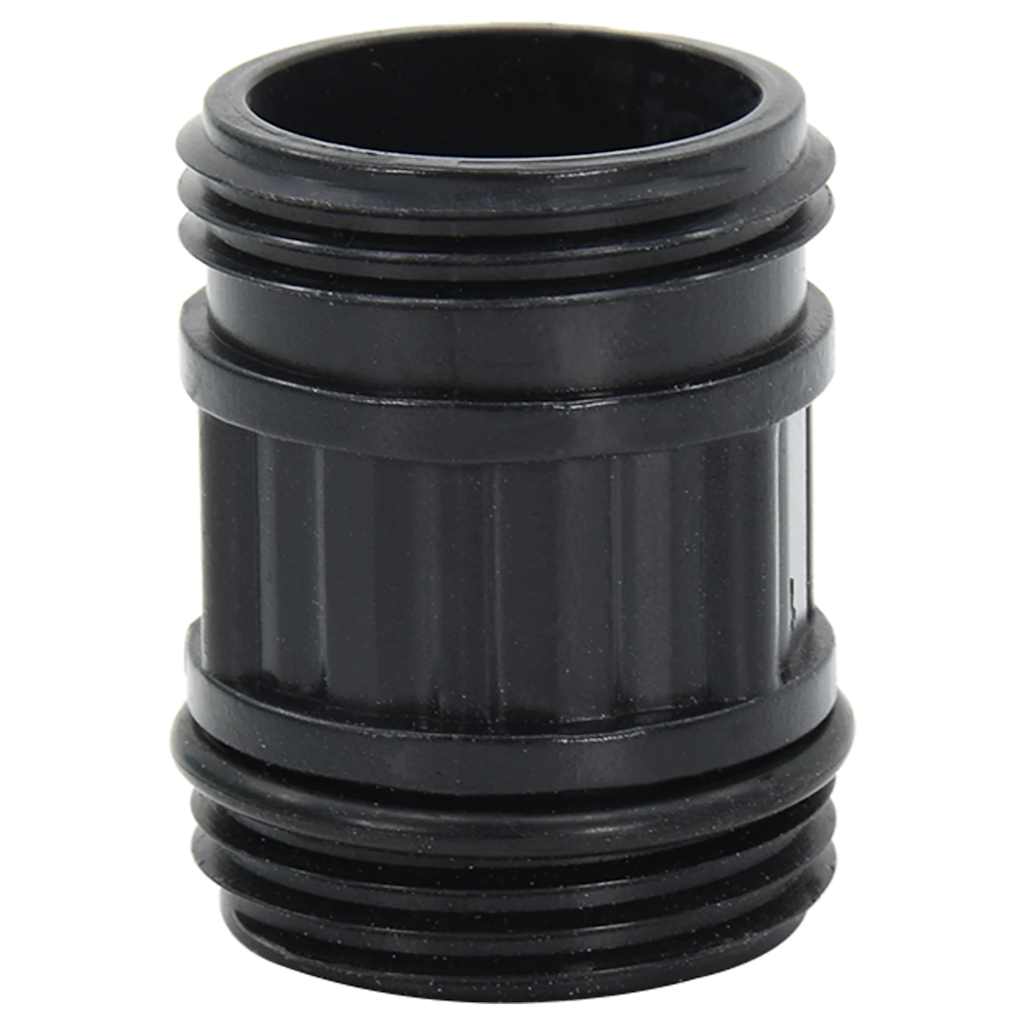 Vidaxl Sucking tuyau avec couplages en PVC 1.1 '' 10 m PVC noir