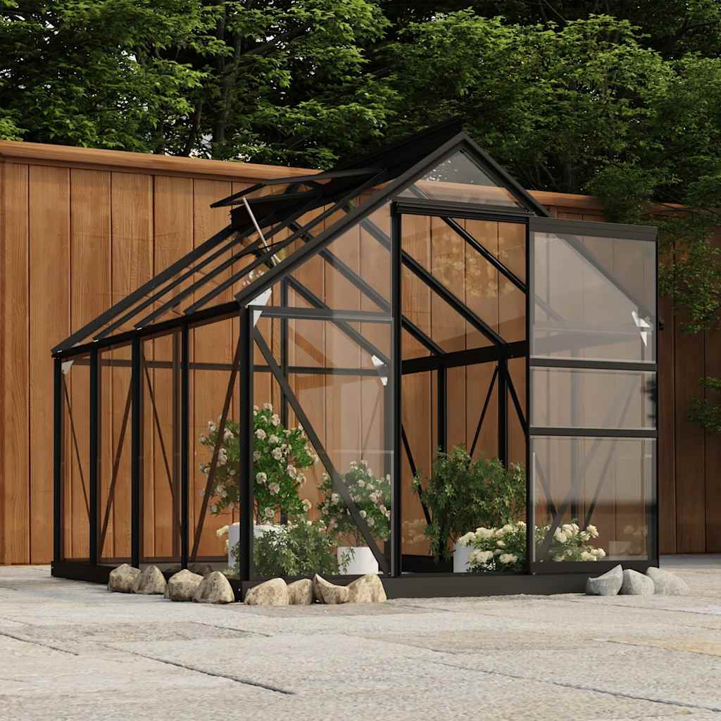 VidaXL verre de remplacement pour serre de jardin 16 pcs verre trempé