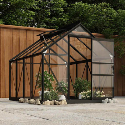 VidaXL verre de remplacement pour serre de jardin 16 pcs verre trempé