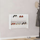 Armoire à chaussures murales vidaxl 80x18x60 cm Bois de bois de propriété