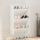 Vidaxx meuble à chaussures mural 60x18x90 cm aggloméré blanc