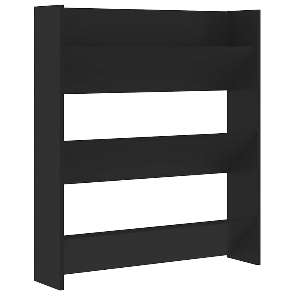 Armoire à chaussures murales vidaxl 80x18x90 cm Bois de bois propriété