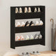 Armoire à chaussures murales vidaxl 80x18x90 cm Bois de bois propriété