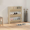 Armoire à chaussures murales vidaxl 80x18x90 cm en bois de chêne sonoma en bois sonoma