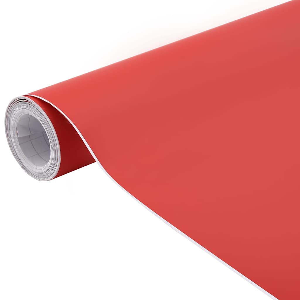 Vidaxl 2 st autofolie 100x150 cm + 50x150 cm rouge mat