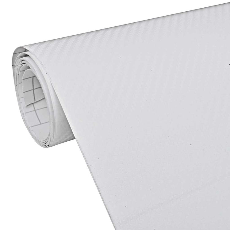 Vidaxl 2 St Autofolie 3D 100x150 cm + 50x150 cm blanc