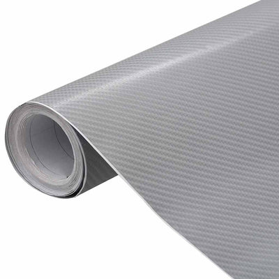 Vidaxl Autofolie 4D 100x150 cm Colore en argent