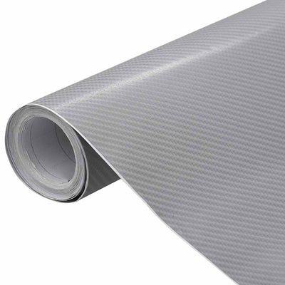 Vidaxl 2 St Autofolie 4d ​​100x150 cm + 50x150 cm Colore en argent