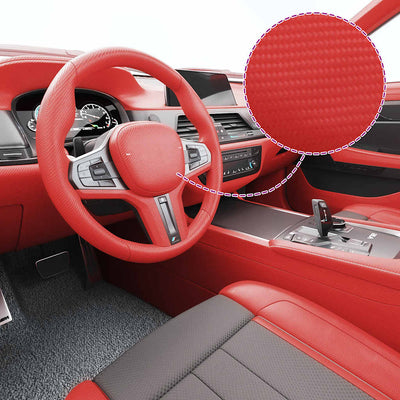 Vidaxl 2 St Autofolie 4d ​​100x150 cm rouge