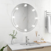 Miroir mural vidaxl sans liste de lampes LED autour du verre - afbeelding 3