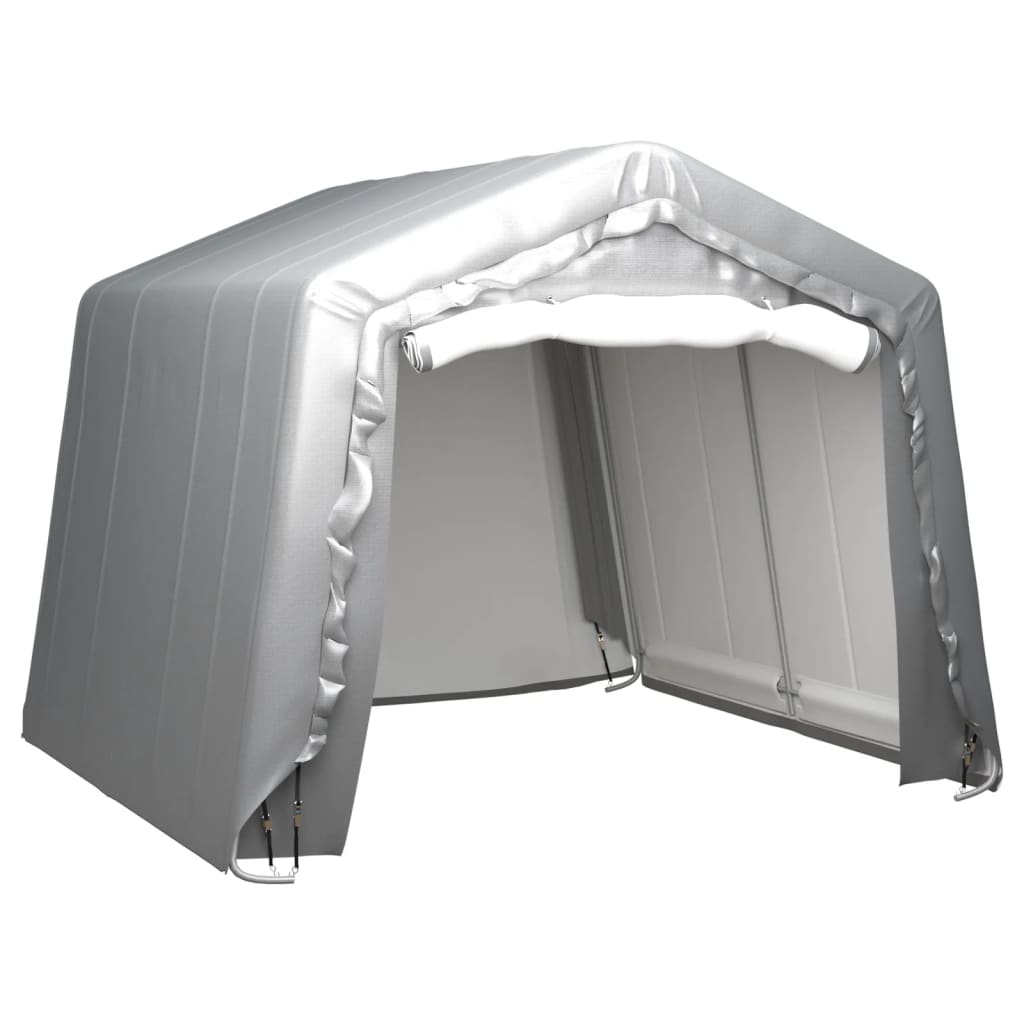 Vidaxl Storage Tente 300x300 cm Gris en acier