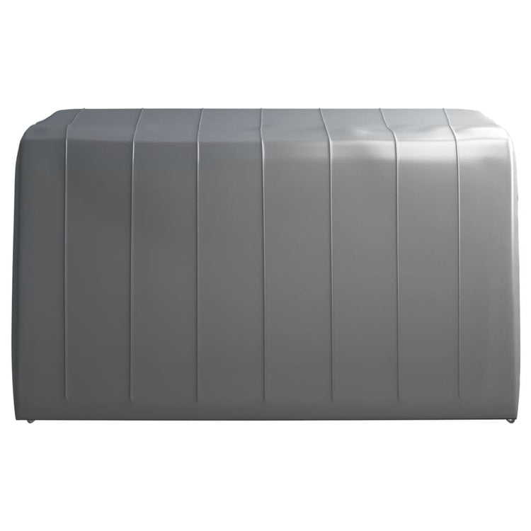 Vidaxl Storage Tente 370x370 cm Gray en acier