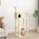 Vidaxl Cat Scratch Post avec sisal Scratch Posts 118,5 cm Crème -Colored