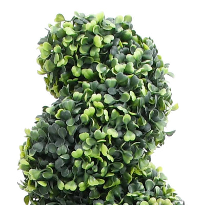 Vidaxx plante artificielle avec pot buis spirale 89 cm vert