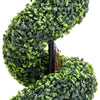 Vidaxx plante artificielle avec pot buis spirale 89 cm vert